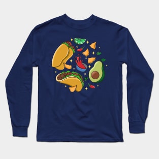 Mexican Food Long Sleeve T-Shirt